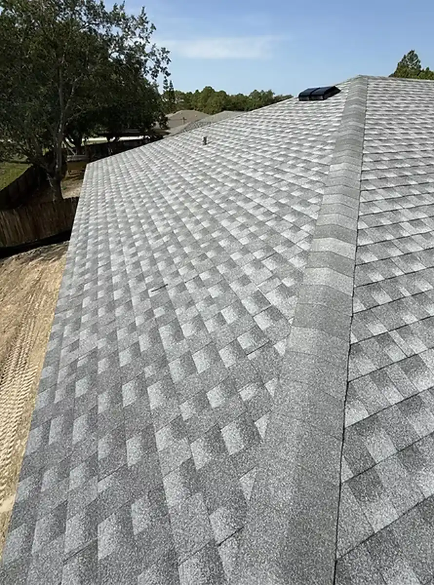 Shingle roof side detail in Clermont, Florida